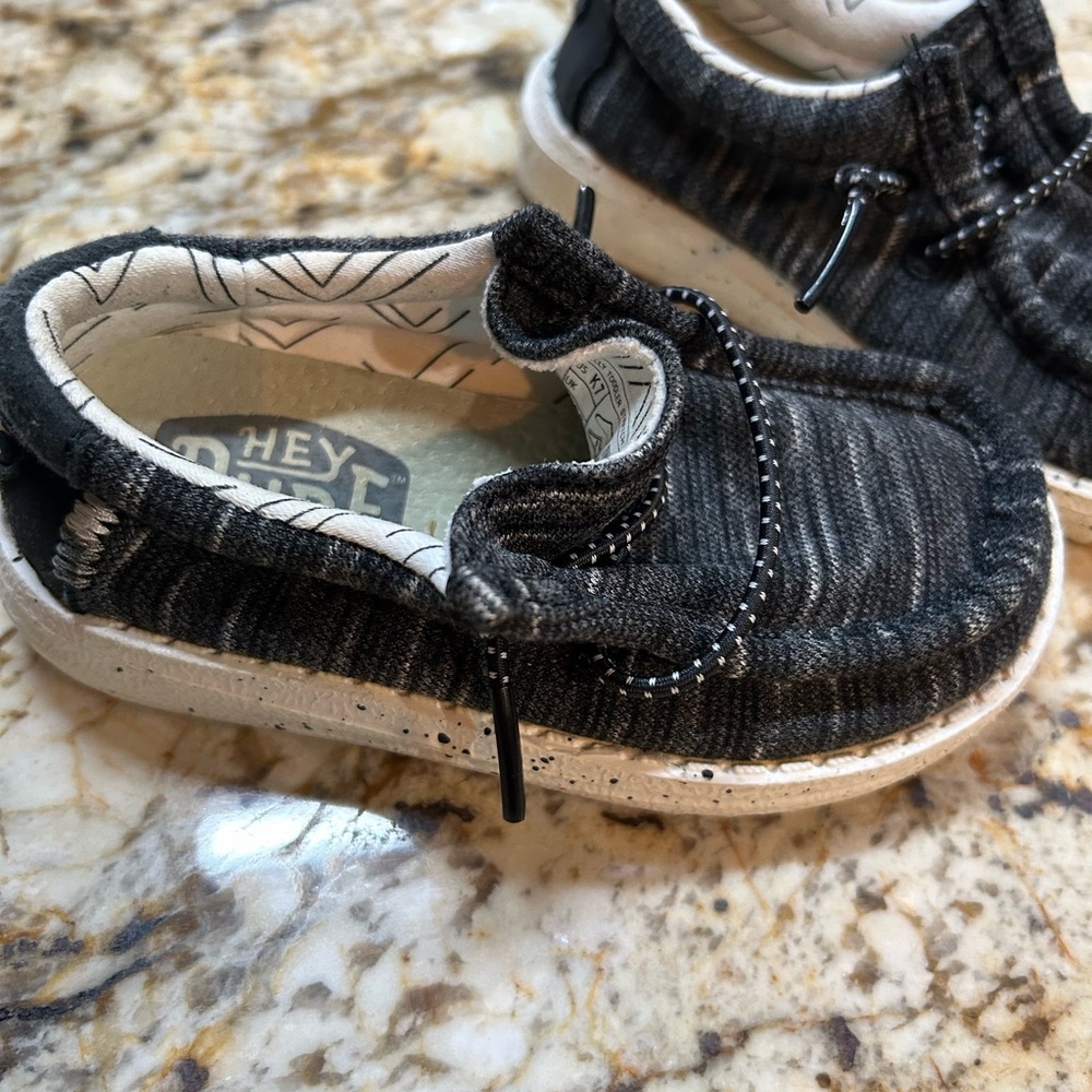 Hey Dude Kids Black Shoes Toddler 7
